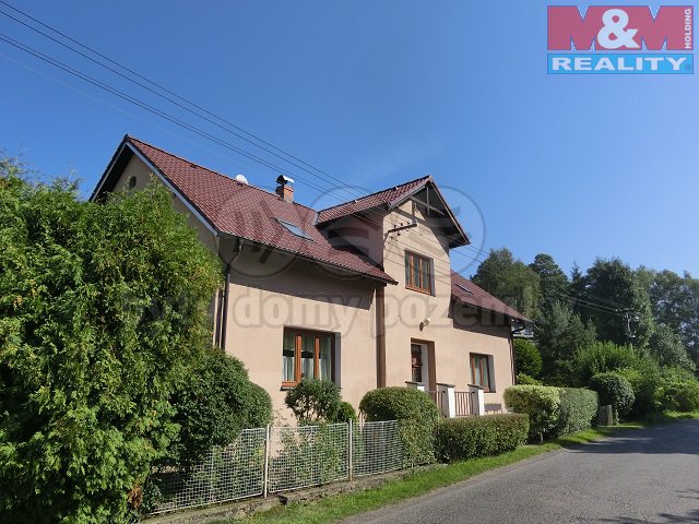 Prodej, rodinný dům 6+1, 999 m2, Dolní Chřibská