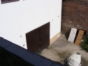 Pohled z balkónu na dvůr a garáž&nbsp;-&nbsp;Einfamilienhaus, Kutná Hora&nbsp;-&nbsp;12