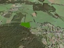Stavební parcela o výměře 1410m2 ,Vacov-Rohanov