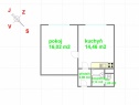 Flat 1+1, 36 m2, Plzeň-město, Plzeň
