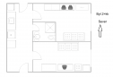 аренда  двухкомнатная квартира, 45 м2, Opava, Hať, Mlýnská