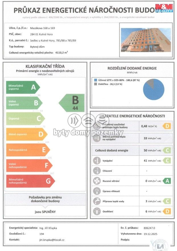 Prodej, Byt 2+kk, Kutná Hora