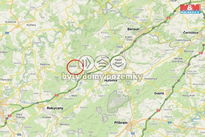 Prodej, Komerční pozemky, Zbiroh