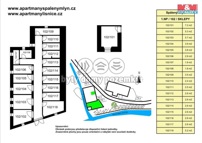 Prodej, Byt 3+kk, Líšnice