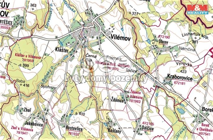 Prodej, Louka, Vilémov