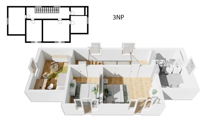 Prodej, Nájemní dům, Mnichovice