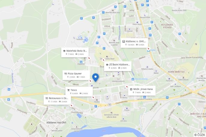 Prodej, Byt 1+kk, Klášterec nad Ohří