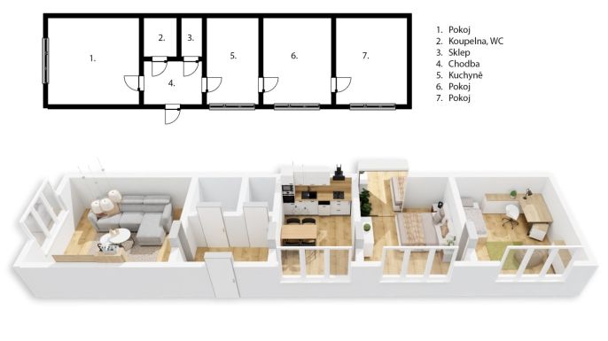 Prodej, Rodinný dům, Chornice