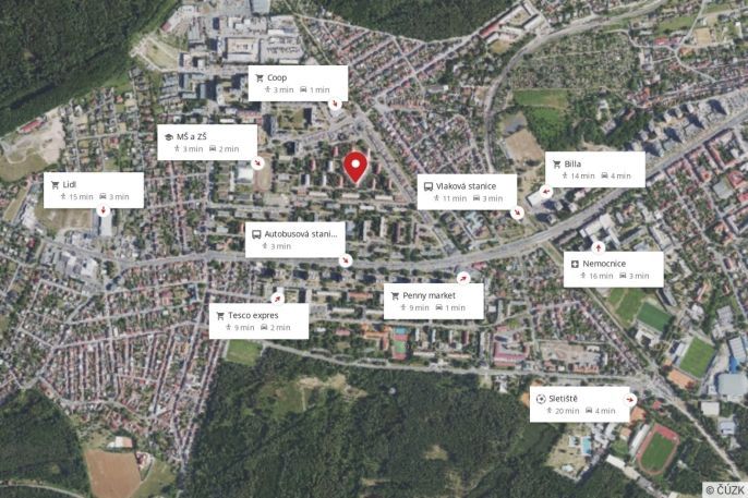 Pronájem, Byt 1+1, Kladno