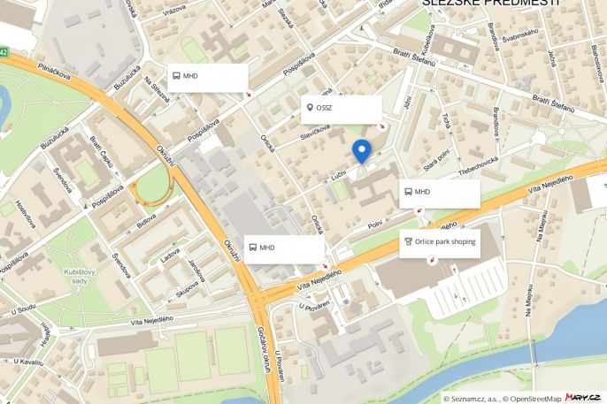 Pronájem, Kancelářský prostor, Hradec Králové