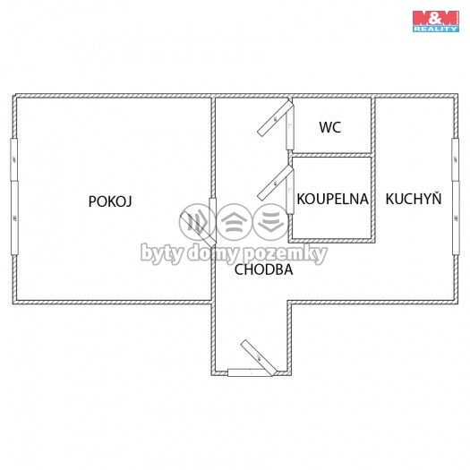 Pronájem, Byt 1+1, Opava