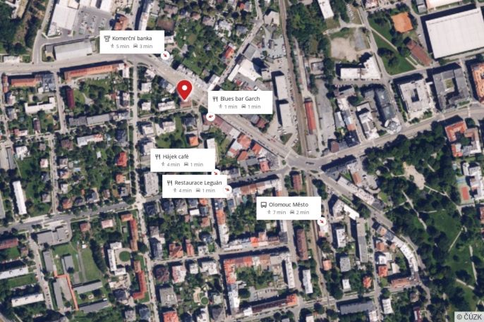 Pronájem, Obchod a služby, Olomouc