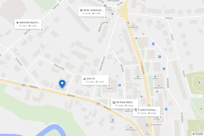 Pronájem, Byt 1+kk, Nové Město nad Metují
