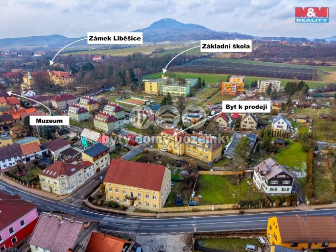 Prodej, Byt 1+1, Liběšice