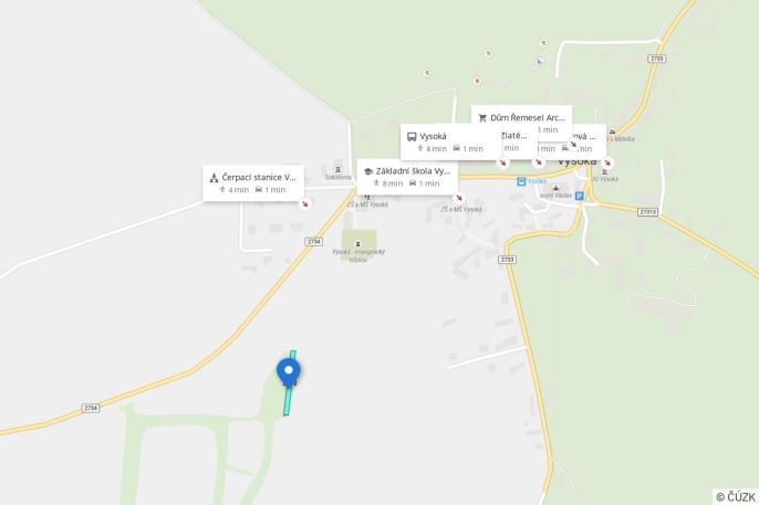 Prodej, Ovocný sad, Vysoká