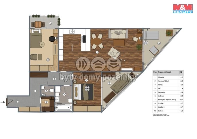 Prodej, Byt 3+kk, Praha