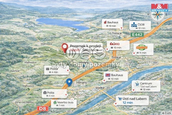 Prodej, Pozemek k bydlení, Řehlovice