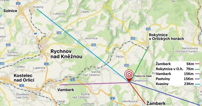 Prodej, Pozemek k bydlení, Kameničná