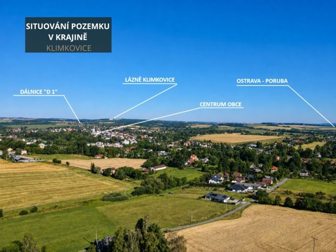 Prodej, Pozemek k bydlení, Klimkovice