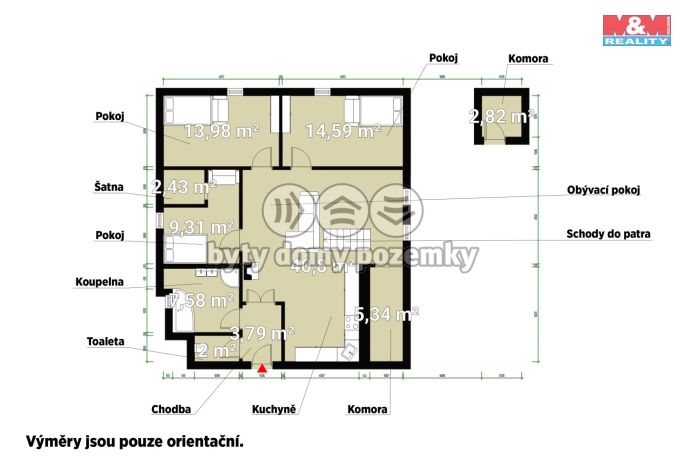 Prodej, Byt 4+kk, Králův Dvůr