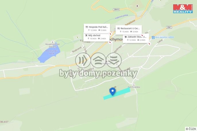 Prodej, Pozemek k bydlení, Nový Jáchymov