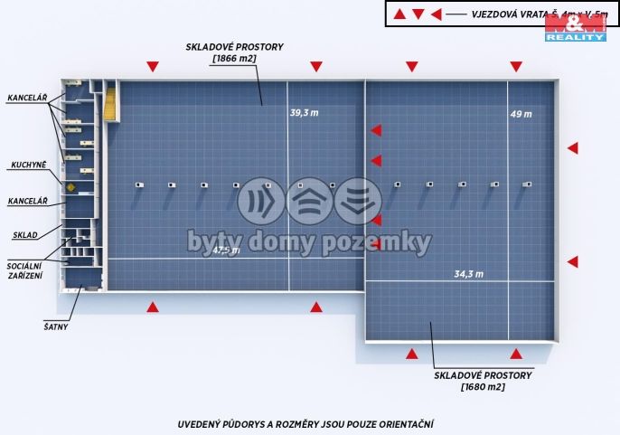 Pronájem, Výrobní objekt, Volduchy