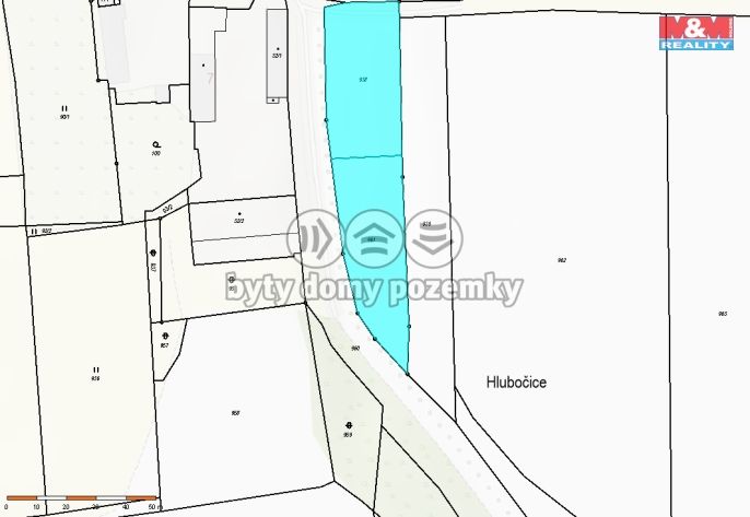 Prodej, Pozemek k bydlení, Albrechtice nad Vltavou