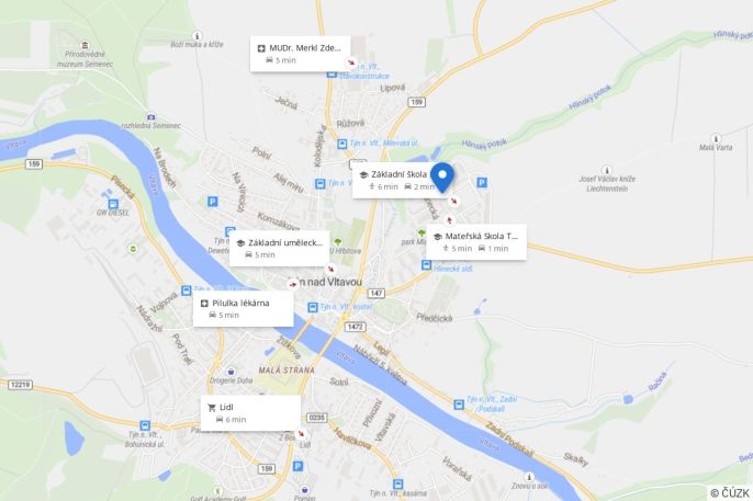 Prodej, Byt 2+kk, Týn nad Vltavou