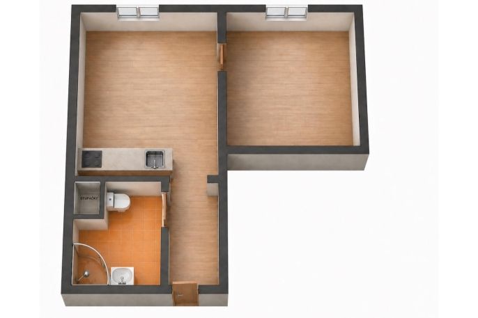 Prodej, Byt 1+1, Zlín