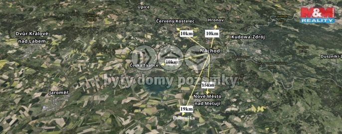 Pronájem, Byt 1+kk, Náchod