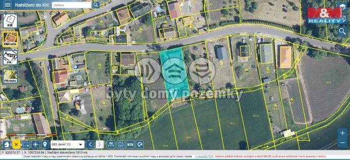 Prodej, Pozemek k bydlení, Radonice