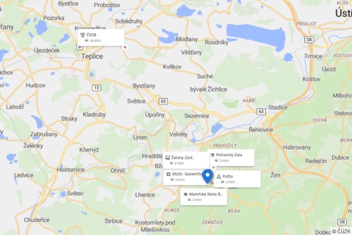 Prodej, Zemědělská usedlost, Žalany
