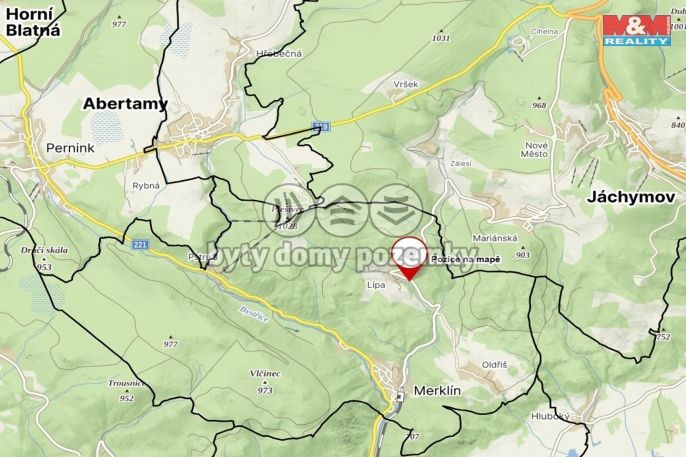 Prodej, Pozemek k bydlení, Merklín