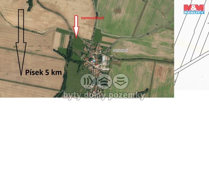 Prodej, Pozemek k bydlení, Záhoří