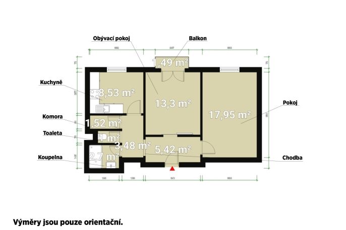 Prodej, Byt 2+1, Plzeň