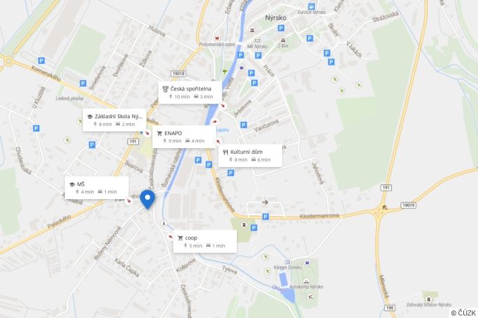 Prodej, Byt 3+1, Nýrsko