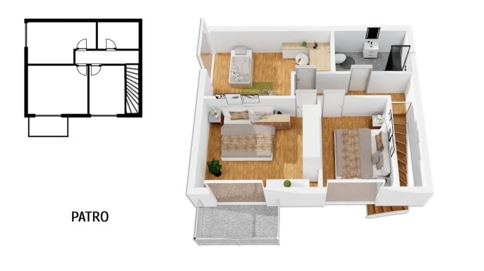 Prodej, Byt 4+kk, Klínec