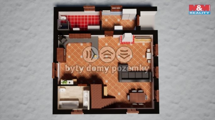 Prodej, Rodinný dům, Chuderov