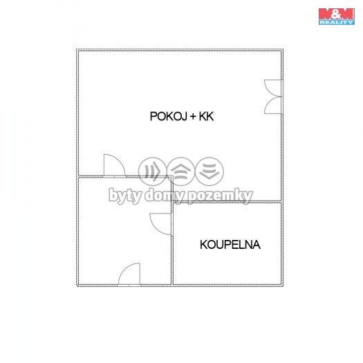 Pronájem, Byt 1+kk, Klášterec nad Ohří