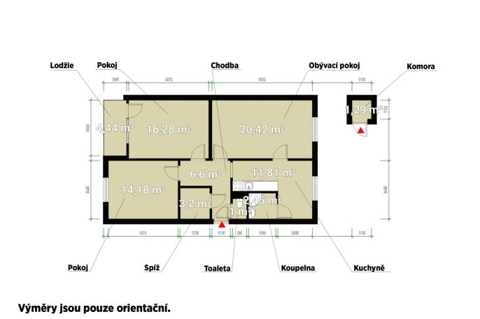 Prodej, Byt 3+1, Plzeň
