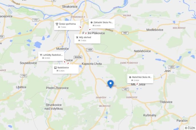 Prodej, Chalupa, Miloňovice