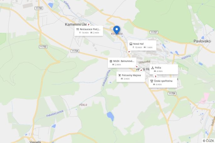 Pronájem, Kancelářský prostor, Kamenný Újezd