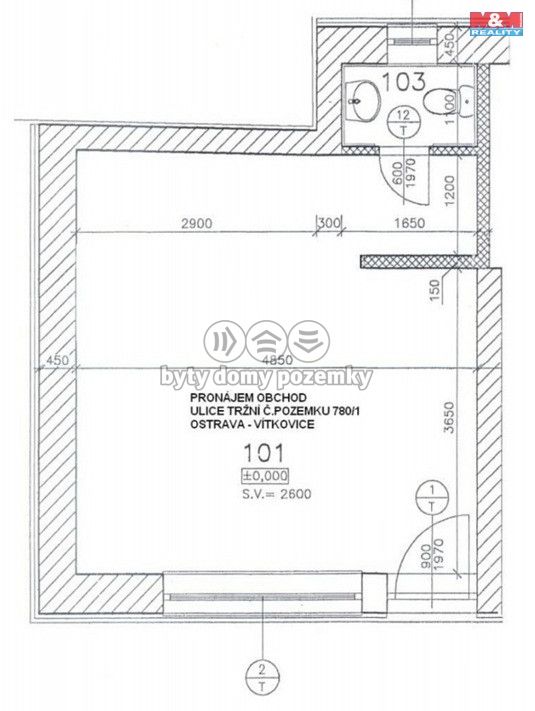 Pronájem, Obchod a služby, Ostrava