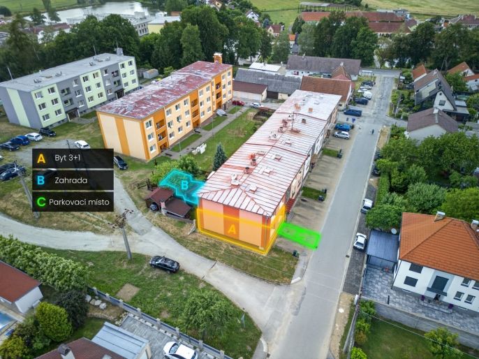 Prodej, Byt 3+1, Krahulčí