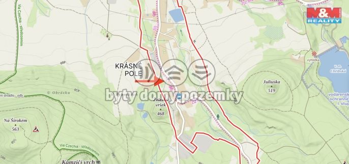 Prodej, Komerční pozemky, Chřibská