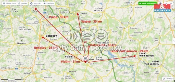 Prodej, Chalupa, Vlašim