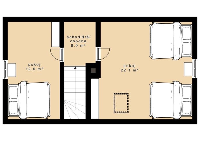 Pronájem, Chalupa, Bechyně