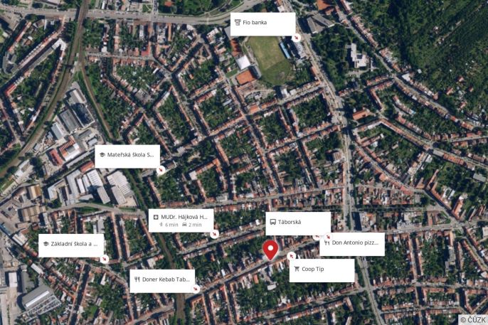 Pronájem, Byt 1+kk, Brno