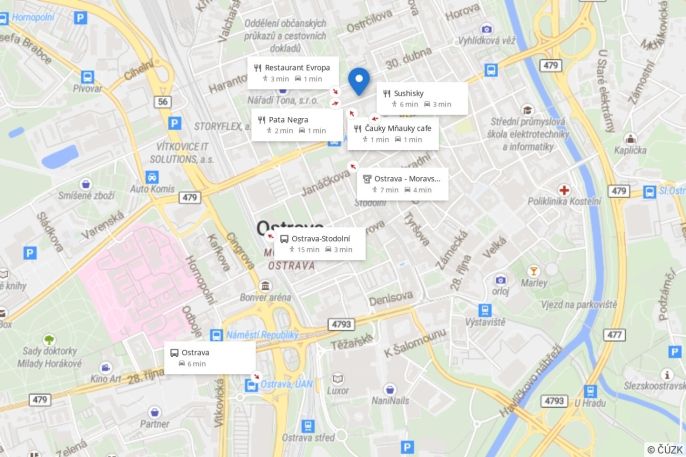 Pronájem, Byt 2+1, Ostrava