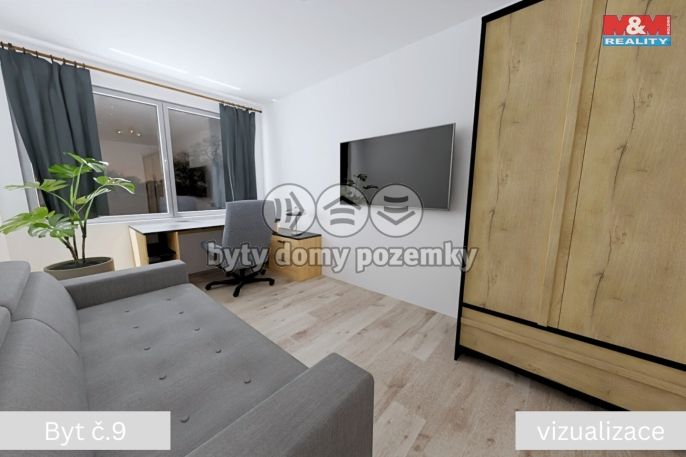 Prodej, Byt 3+kk, Žleby